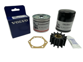 Volvo Penta MD21A/B service kit with oil filter Volvo Penta 21549544 with original Volvo Penta impeller