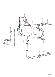 Volvo Penta 844624 dop voor expansietank