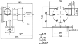 Bukh DV48 ME/SME impellerpomp