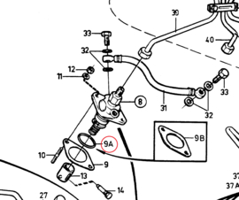 Volvo Penta 2001 Volvo Penta 2002 Volvo Penta 2003 fuel pump seal