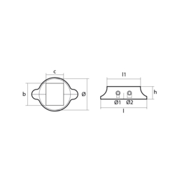 Lombardini saildrive anode zinc 9135033