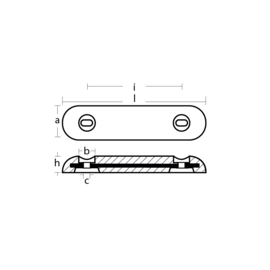 Fairline beam anode magnesium UK 310x75x40 1.01 kg