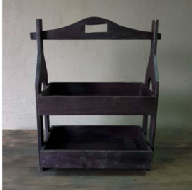 Stoere houten etagere