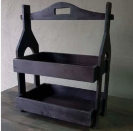 Stoere houten etagere