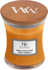 Woodwick Caramel Toasted Sesame Mini Candle