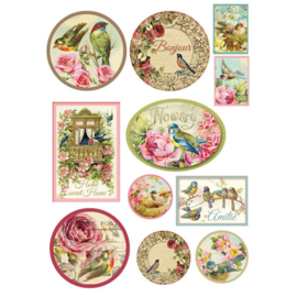 Decoupage ricepapier DFSA 4072  21x29,7 CM