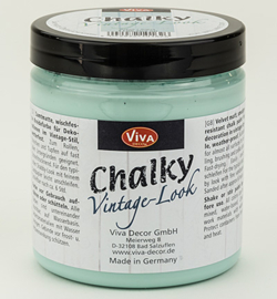 Chalky vitage-look krijtverf 250ML  Aqua