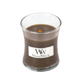 Oudwood Mini Candle WoodWick 20 branduren