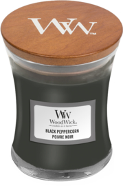 Woodwick Black Peppercorn Mini Candle