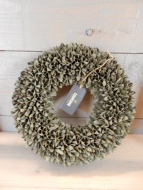 Krans old green- wash bakuli wreath 30cm