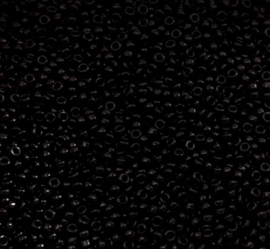 Glass seed beads  black