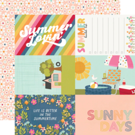Simple Stories - Summer Lovin' 4x6 Elements Double Sided 12x12"