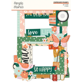 Simple Stories - My Story chipboard frames