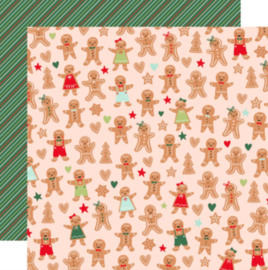 Simple Stories - Baking Spirits Bright - Gingerbread Double Sided 12x12