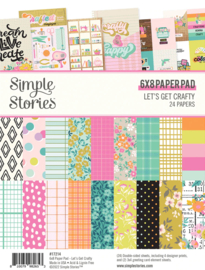 Simple Stories - Let's Get Crafty 6x8 Paper Pad