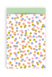 Cadeauzakjes - Small Confetti Bright 12x19 cm (5 stuks)
