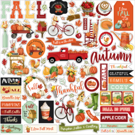 Echo Park - Welcome Autumn 12" stickervel