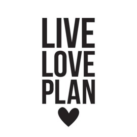 Decal sticker - Live Love Plan