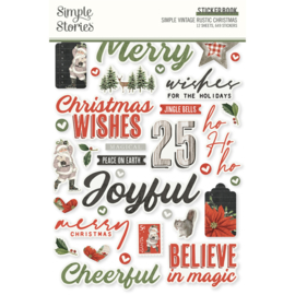 Simple Stories - Rustic Christmas stickerboek