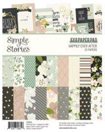 Simple Stories - Happily Ever After 6x8 paper pad
