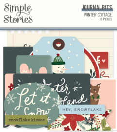 Simple Stories - Winter Cottage Journal Bits & Pieces