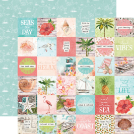 Simple Stories - SV Coastal 2x2 Elements Double Sided 12"