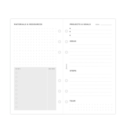 Personal Project Management Inserts