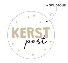 Stickers - Kerst Post (10 stuks) 40 mm