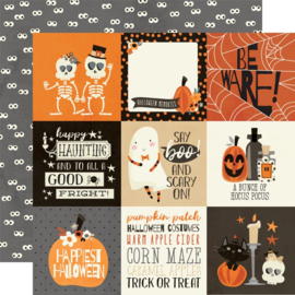 Simple Stories - Boo Crew 4x4 Elements Double Sided 12x12"