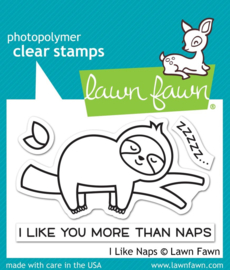 Lawn Fawn - I Like Naps clear stamps