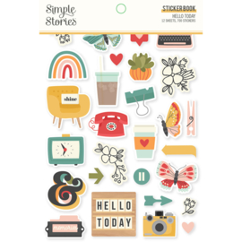 Simple Stories - Hello Today stickerboek