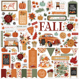 Carta Bella - Welcome Fall stickervel 12"