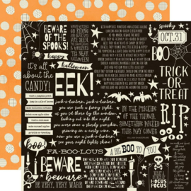 Simple Stories - Boo Crew Cast a Spell Double Sided 12x12"