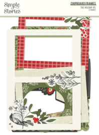 Simple Stories - The Holiday Life chipboard frames