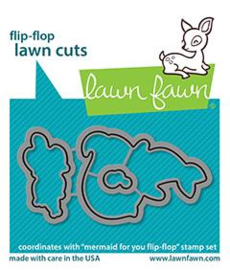 Lawn Fawn - Mermaid for You flip-flop lawn cuts