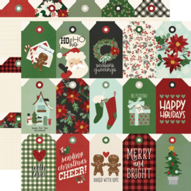 Simple Stories - Jingle All The Way Tags Double Sided 12x12"