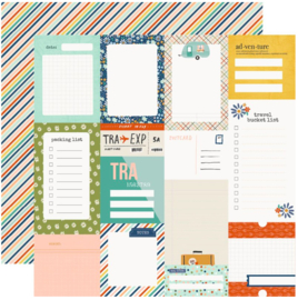 Simple Stories - Save Travels Journal Elements Double Sided 12x12"