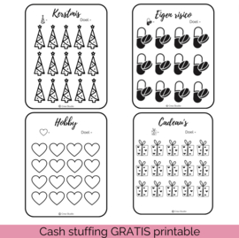 Alles over cash stuffing + GRATIS printable