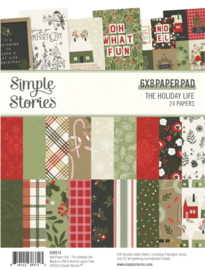Simple Stories - The Holiday Life 6x8 paper pad
