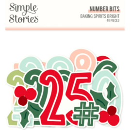 Simple Stories - Baking Spirits Bright - Number Bits & Pieces