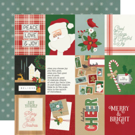 Simple Stories - Hearth & Holiday 3x4 Elements Double Sided 12x12
