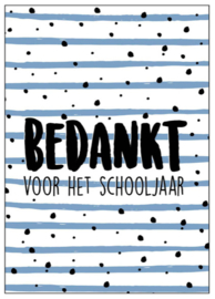 Bedankt voor het schooljaar