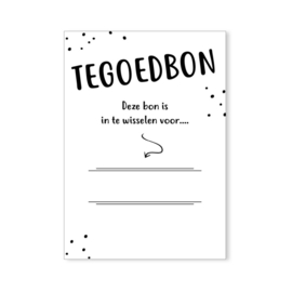 Kraskaart DIY - Tegoedbon