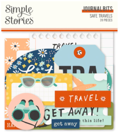 Simple Stories - Save Travels Journal Bits & Pieces