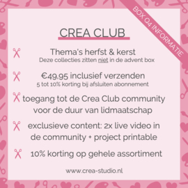 Crea Club: wat zat er in de kwartaalbox voor Q4?