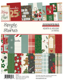Simple Stories - Hearth & Holiday 6x8 paper pad