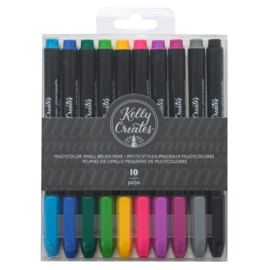 Kelly Creates small brush pens - multi x10
