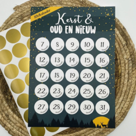 Aftelkalender Kerst & Oud en Nieuw