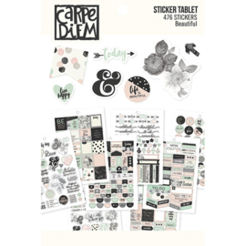 Carpe Diem Beautiful Sticker Tablet