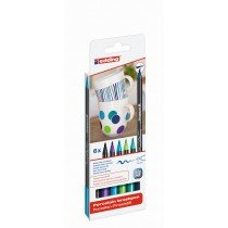 Porcelain Brushpen Set - blauw/groen